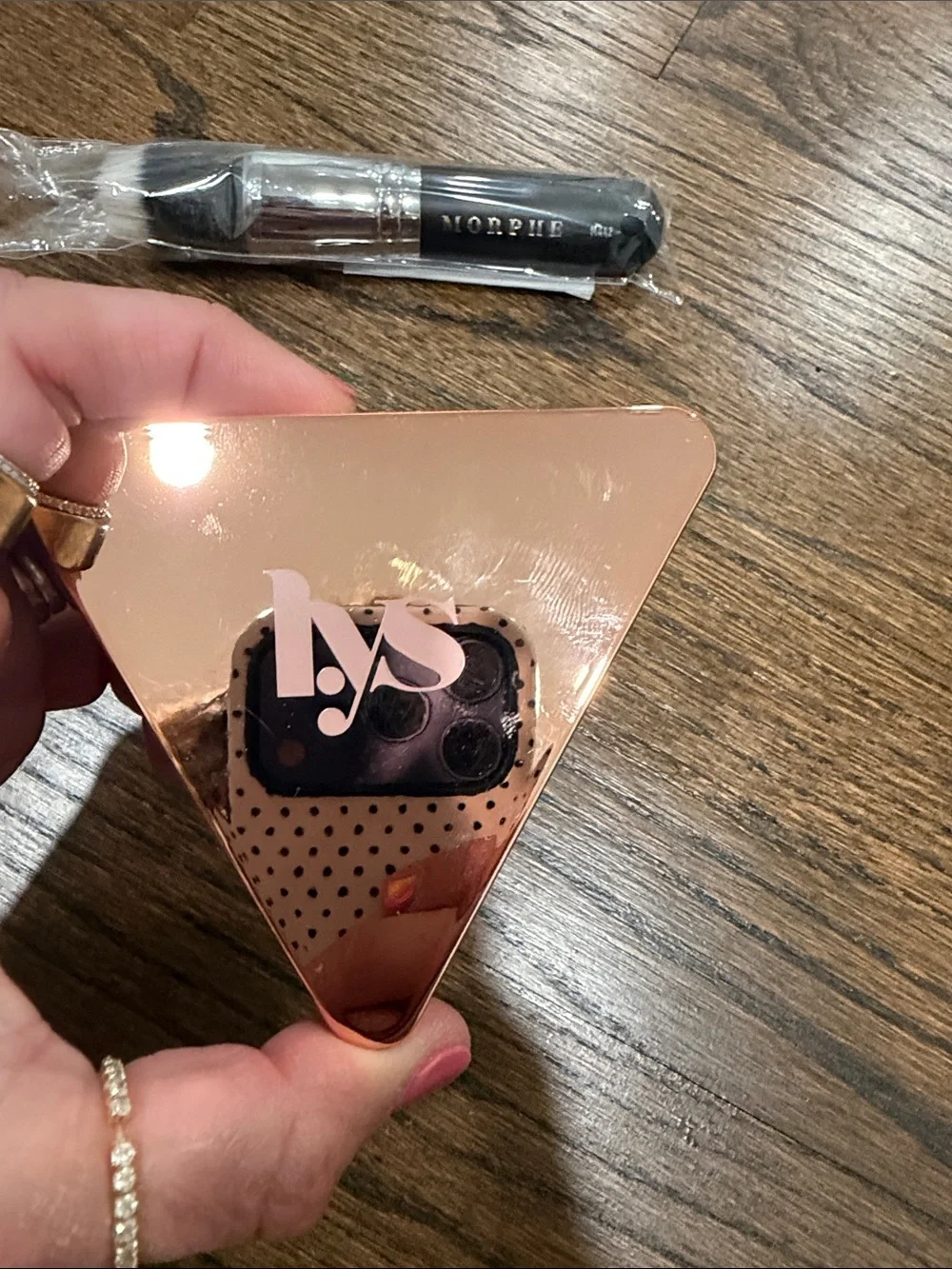 LYS Highlighter Powder & Morphe Duo Fiber Buffer Brush